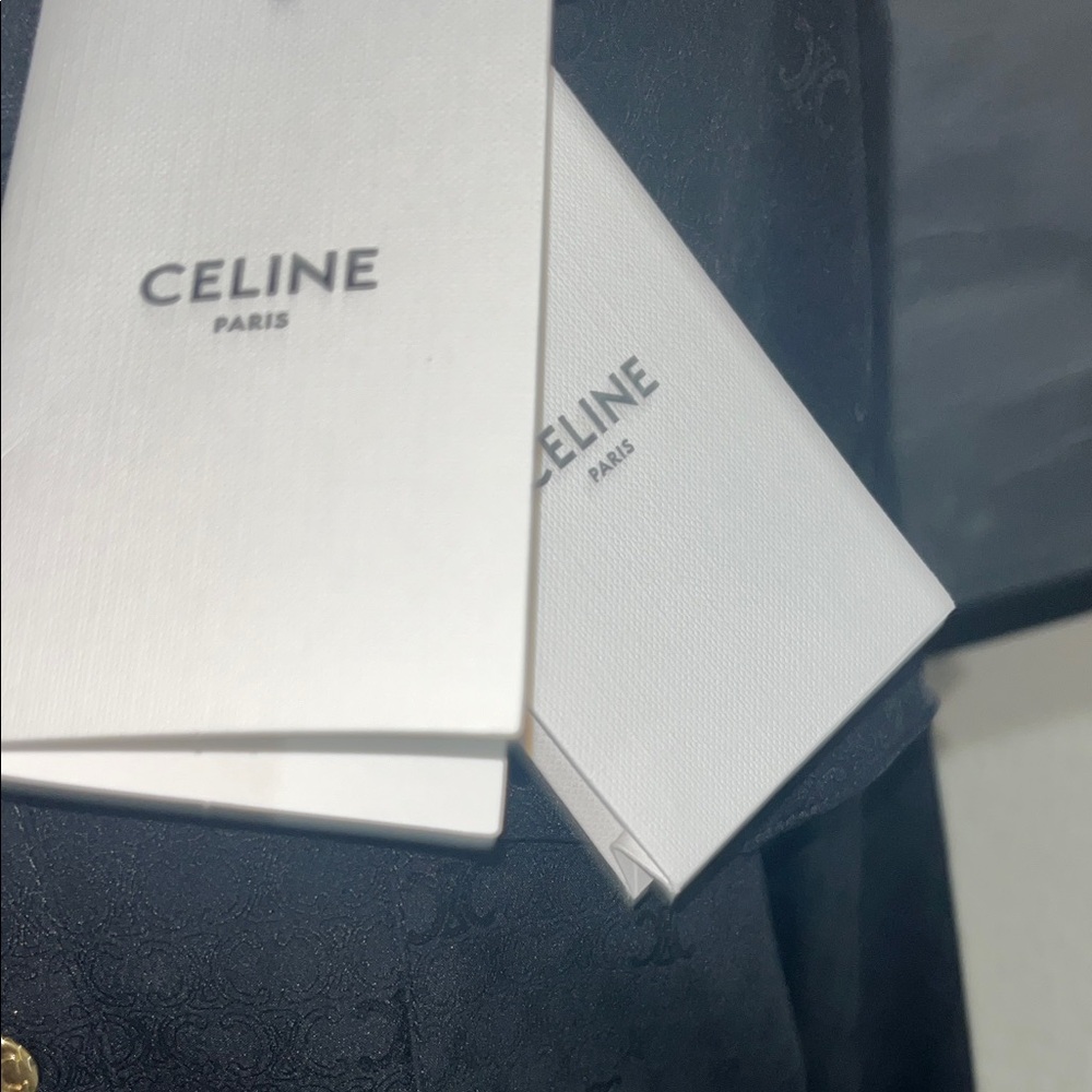 Celine Black Blouse with Gold Buttons NWT - Picture 6 of 10